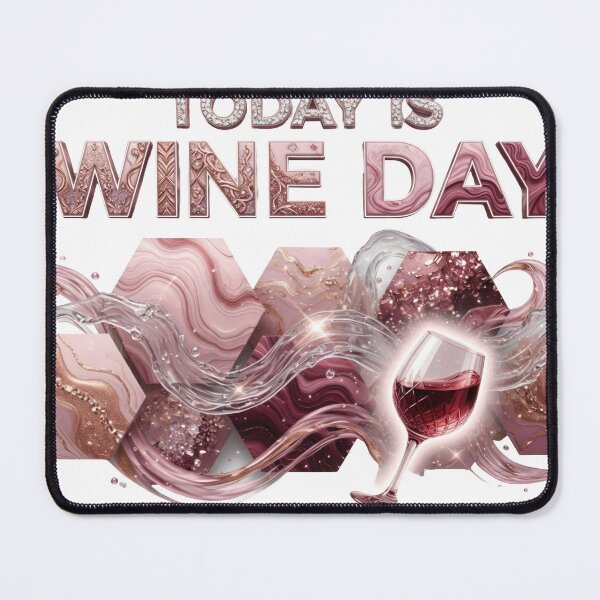 Item preview, Dynamic TODAY IS WINE DAY designed and sold by dazzlemakers.