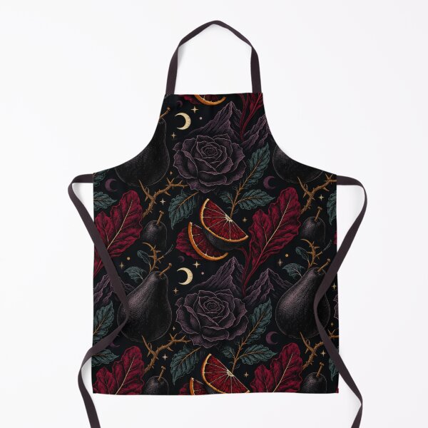 Item preview, Gothic Dark Moody Fruit Roses Seamless Pattern designed and sold by Suha Design Studio.