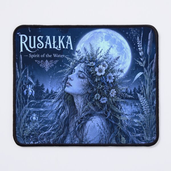 Item preview, Rusalka Water Spirit – Slavic Mermaid Art 6 designed and sold by Elektra9.