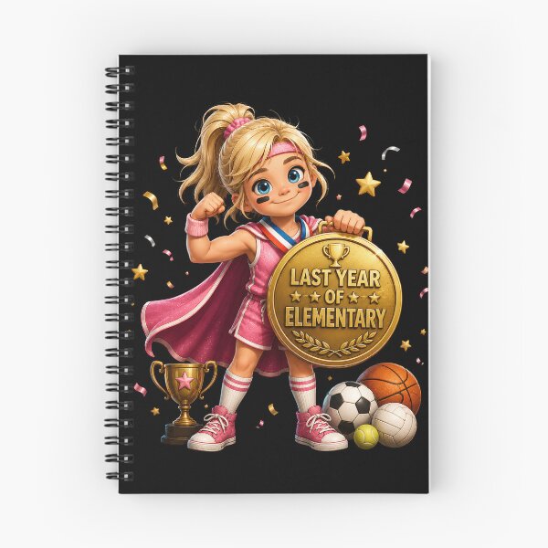 Item preview, First Day of My Last Year in Elementary,Little Champion Last Year Of Elementary School Sports MVP Girl designed and sold by Crystal-Tree.