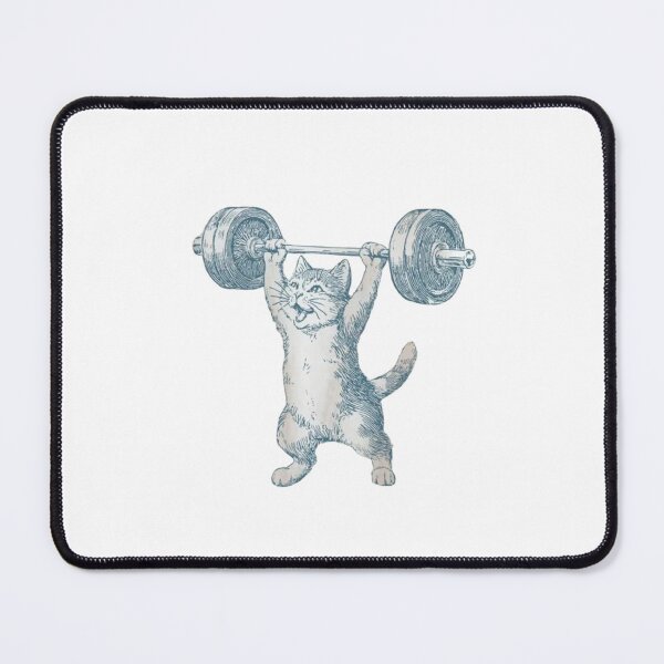 Item preview, Funny Cat Gym Deadlift Cat Workout designed and sold by roartusa.