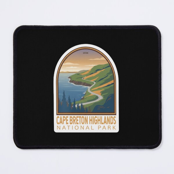 Item preview, Cape Breton Highlands National Park Canada Vintage Emblem Sticker designed and sold by FestivityFinds.