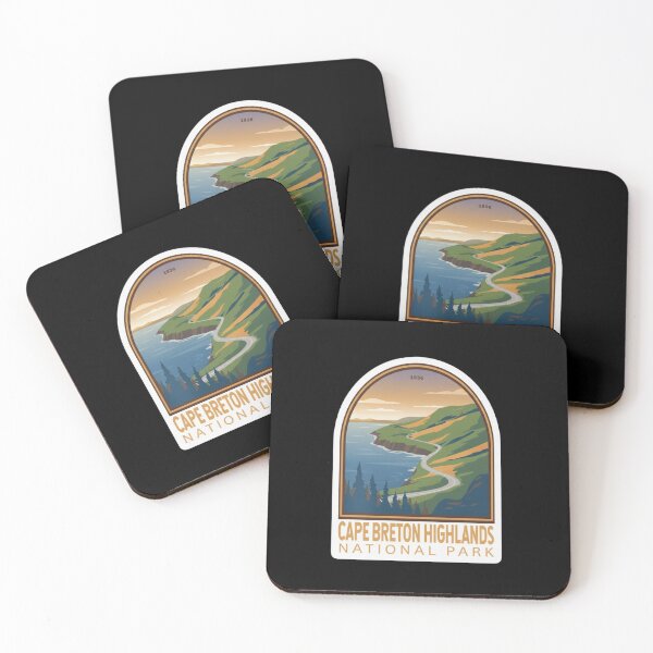 Item preview, Cape Breton Highlands National Park Canada Vintage Emblem Sticker designed and sold by FestivityFinds.