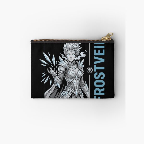 Item preview, Frostborn Ice Warrior Fantasy Character | Winter Warrior Anime Style designed and sold by StickerNestYou.