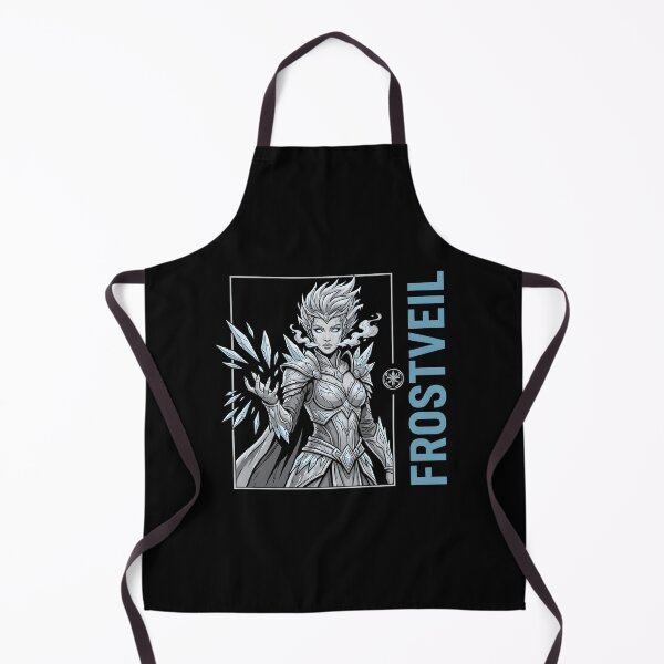 Item preview, Frostborn Ice Warrior Fantasy Character | Winter Warrior Anime Style designed and sold by StickerNestYou.