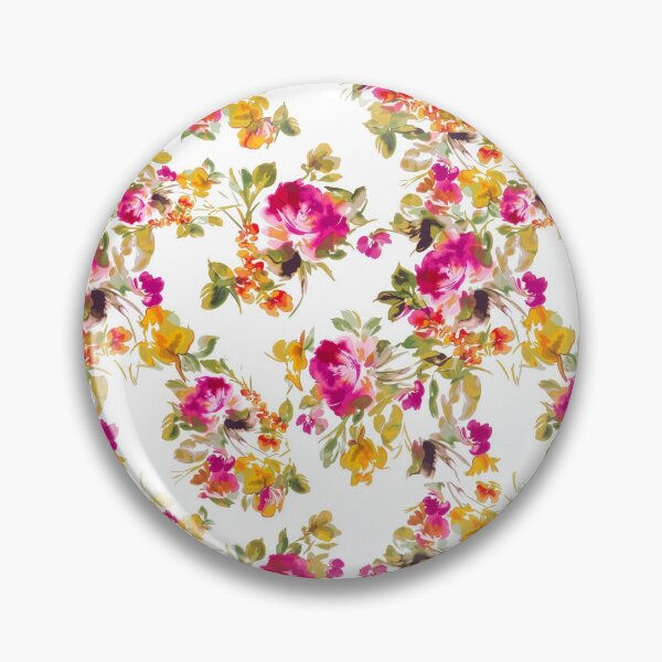 Item preview, Elegant Spring Garden Watercolor Floral Print designed and sold by OrakArt.