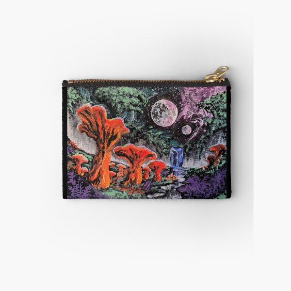 Item preview, Khranoc-9 - Chicken of the Woods Forest Under a Cosmic Sky designed and sold by DreamTrek.