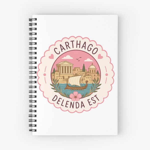 Item preview, Carthago Delenda Est Ancient History Latin Quote Roman Empire designed and sold by SkeletonsDanger.