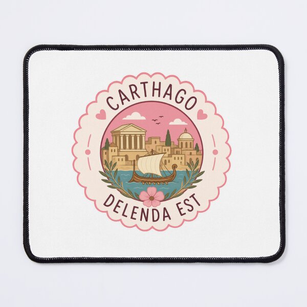 Item preview, Carthago Delenda Est Ancient History Latin Quote Roman Empire designed and sold by SkeletonsDanger.