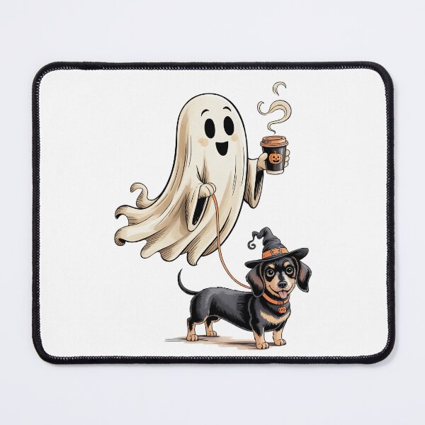 Item preview, Ghost Walking a Costume Dachshund designed and sold by jkrphoto.