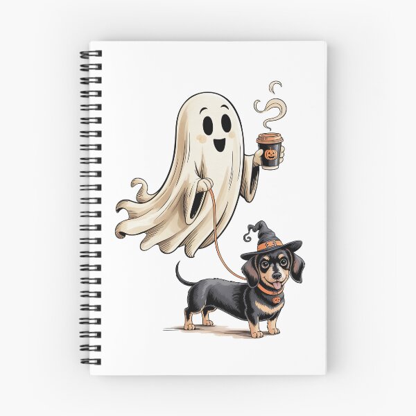 Item preview, Ghost Walking a Costume Dachshund designed and sold by jkrphoto.