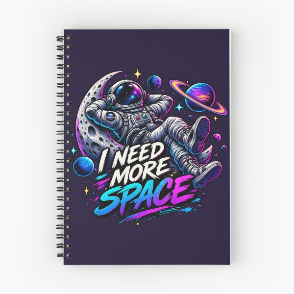 Item preview, I Need More Space Astronaut – Colorful Cosmic Space Graphic designed and sold by FABIOLA1970.