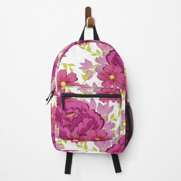 Item preview, Magenta Peony Bloom — Bold Floral Pattern on White designed and sold by Johnnies.
