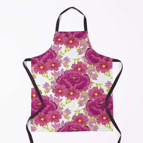 Item preview, Magenta Peony Bloom — Bold Floral Pattern on White designed and sold by Johnnies.