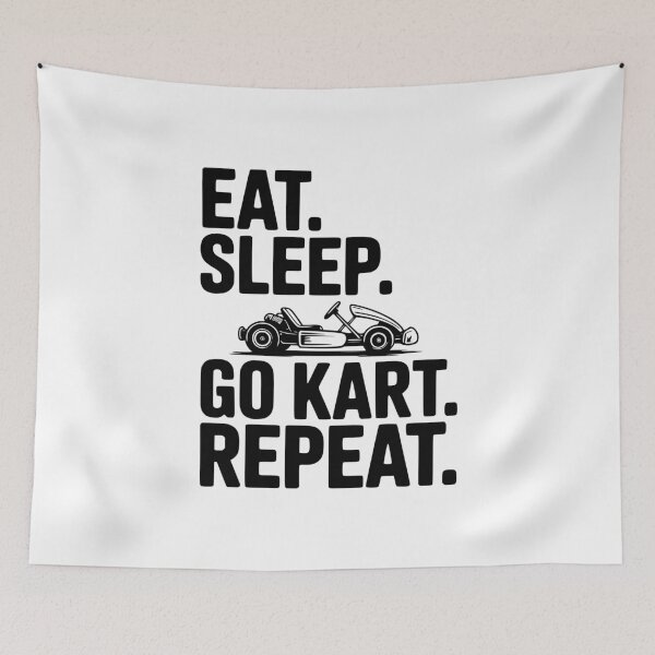 Item preview, Eat. Sleep. Go Kart. Repeat. designed and sold by Frank Ring.