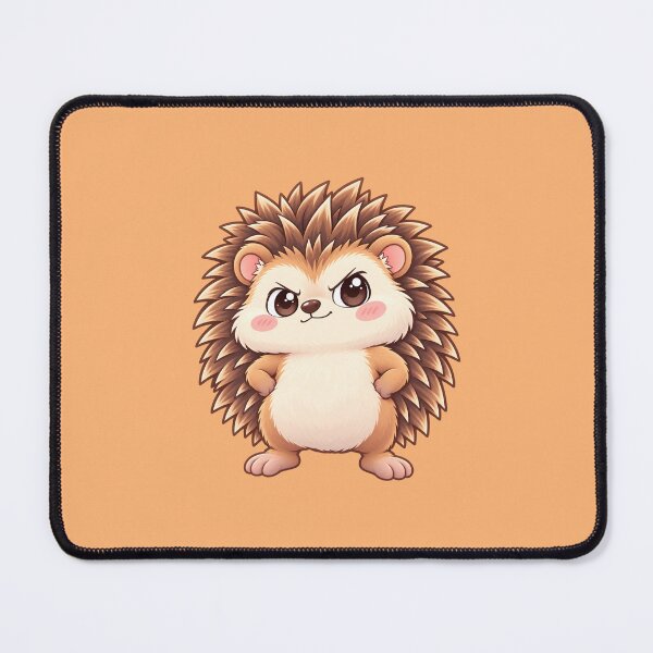 Item preview, Cute Angry Hedgehog with Sassy Expression designed and sold by zan-mf.