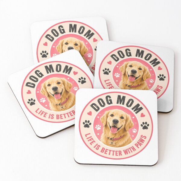 Item preview, Dog Mom Life Is Better With Paws Golden Retriever Owner Pet Parent designed and sold by SkeletonsDanger.