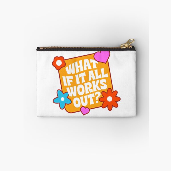 Item preview, What If It All Works Out Positive Thinking Optimist Encouragement designed and sold by SkeletonsDanger.