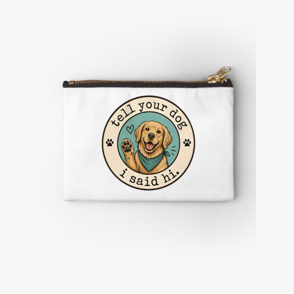 Item preview, Tell Your Dog I Said Hi Golden Retriever Dog Lover Pet Parent designed and sold by SkeletonsDanger.