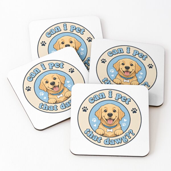 Item preview, Can I Pet That Dawg?? Dog Lover Puppy Pet Owner Golden Retriever designed and sold by SkeletonsDanger.