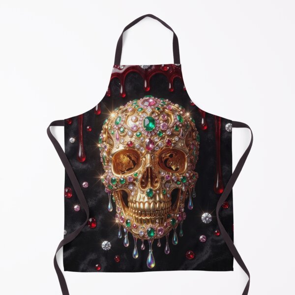Item preview, Opulent Crimson Skull & Crystal Heart Mug Wrap designed and sold by elglotonmusical.