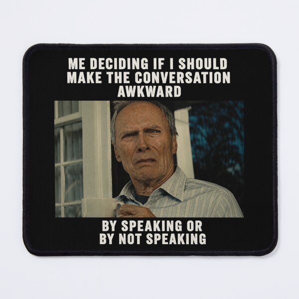 Item preview, Awkward conversation designed and sold by Pocket warren of mine.