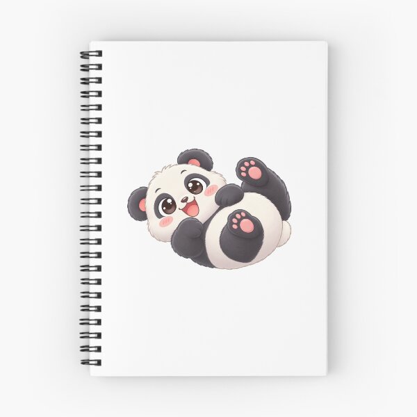 Item preview, Cute Panda Lying on Back with Happy Expression designed and sold by zan-mf.
