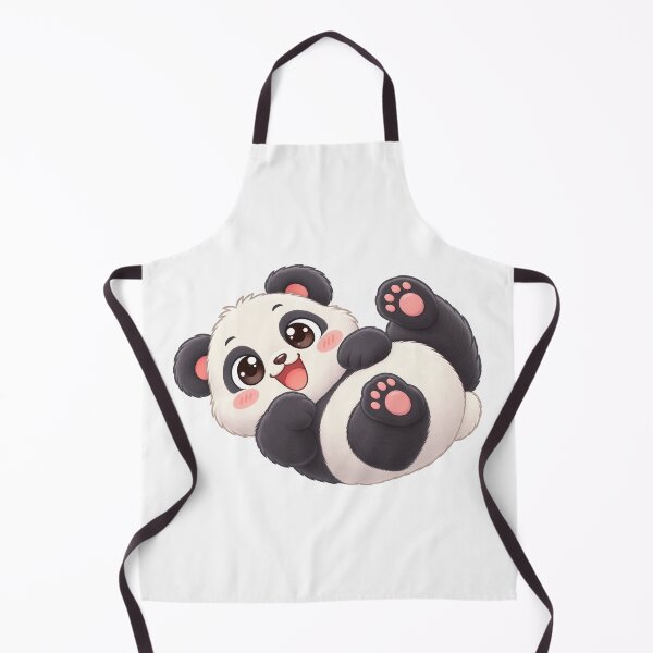 Item preview, Cute Panda Lying on Back with Happy Expression designed and sold by zan-mf.