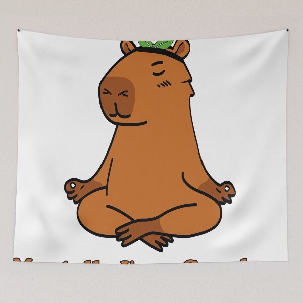 Item preview, Mentally Im A Capybara Funny Zen Meditation designed and sold by YSNbr.