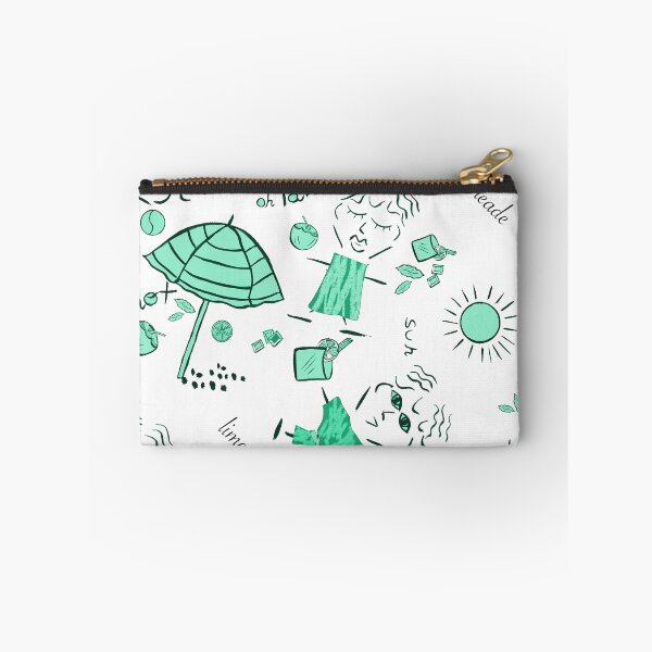 Item preview, Chic Summer Beach Doodle Seamless Pattern - Retro Resort Vibes Mint designed and sold by altastudio.