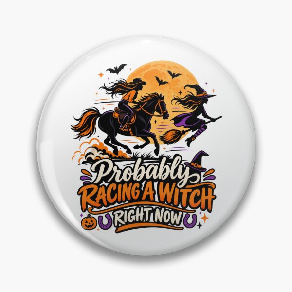 Item preview, Horse Lover Halloween – Probably Racing a Witch Right Now designed and sold by Ayden World.
