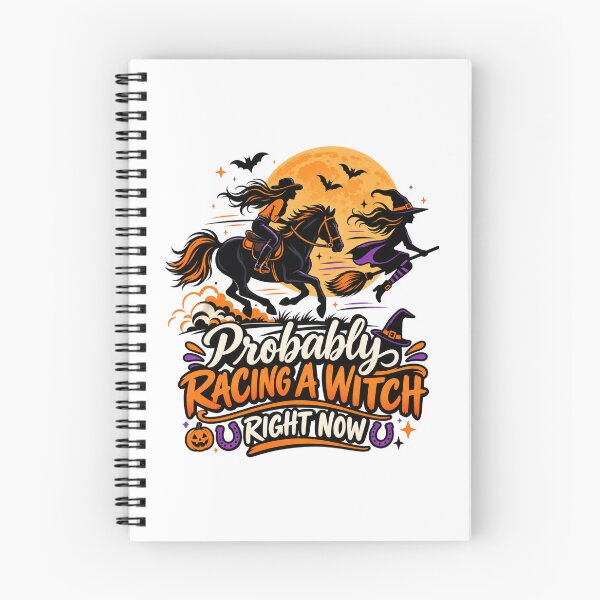 Item preview, Horse Lover Halloween – Probably Racing a Witch Right Now designed and sold by Ayden World.
