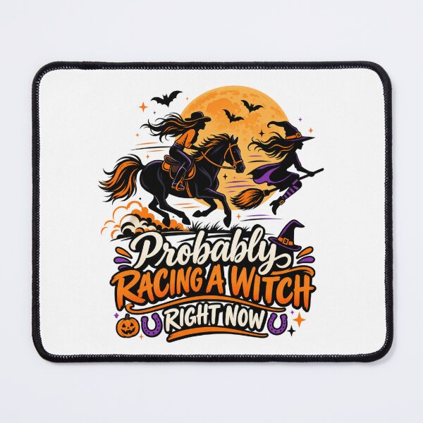 Item preview, Horse Lover Halloween – Probably Racing a Witch Right Now designed and sold by Ayden World.