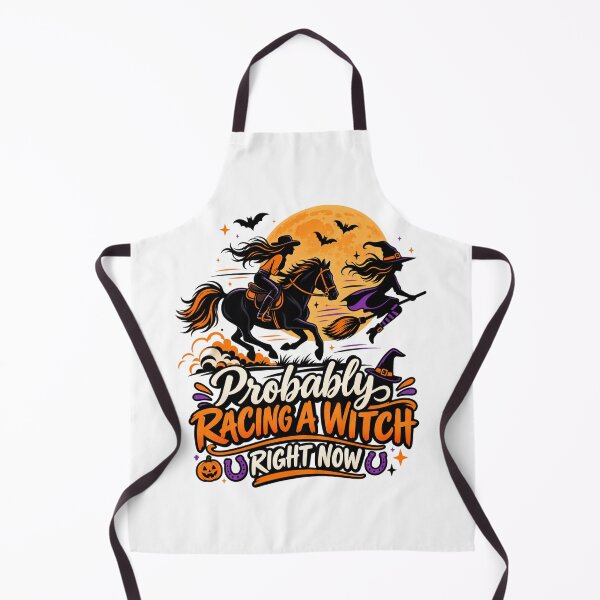 Item preview, Horse Lover Halloween – Probably Racing a Witch Right Now designed and sold by Ayden World.