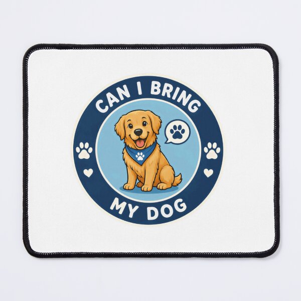 Item preview, Can I Bring My Dog Golden Retriever Pet Owner Dog Lover designed and sold by SkeletonsDanger.