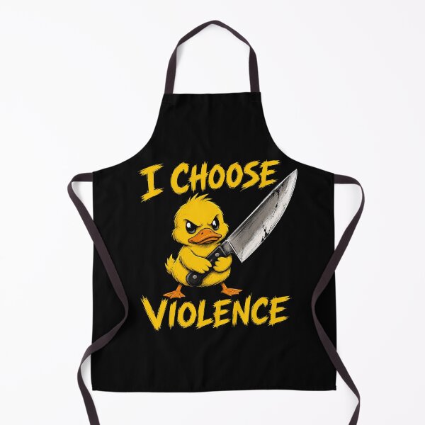 Item preview, I Choose Violence Yellow Duck designed and sold by TheEndDesign.