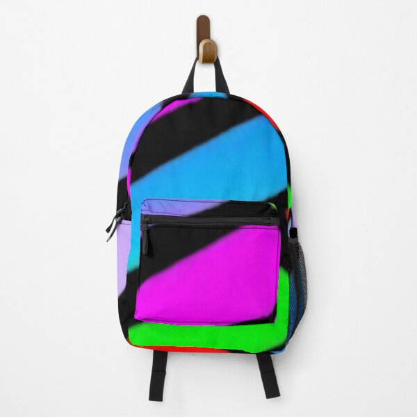 Item preview, Abstract Neon Rainbow Geometric Stripe Pattern designed and sold by Nexus Space.