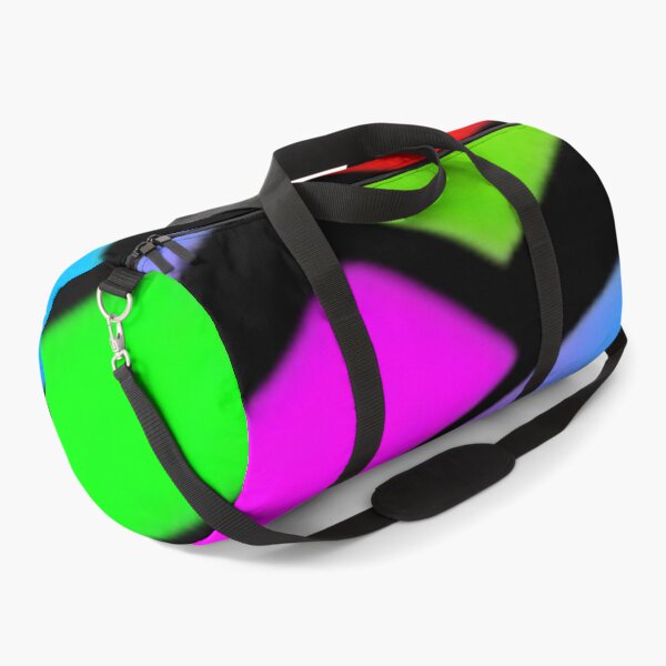 Item preview, Abstract Neon Rainbow Geometric Stripe Pattern designed and sold by Nexus Space.