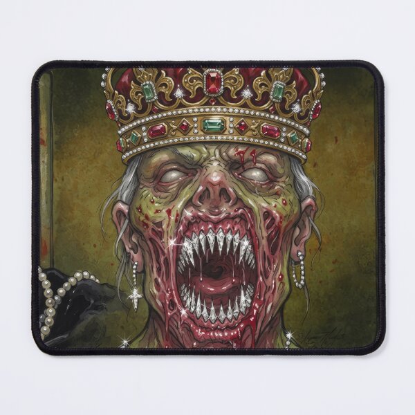 Item preview, Death Metal Luxury: Diamond Teeth Monster & Jeweled Heart Wrap designed and sold by elglotonmusical.