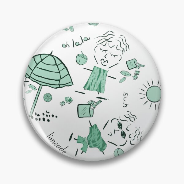 Item preview, Chic Summer Beach Doodle Seamless Pattern - Retro Resort Vibes designed and sold by altastudio.