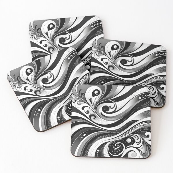 Item preview, 18x18 Black and White  designed and sold by Xpression876.