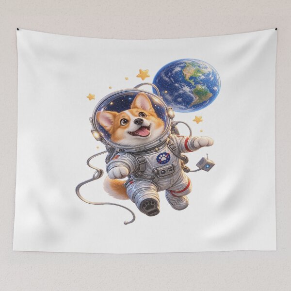 Item preview, Corgi Astronaut Cute Space Dog designed and sold by JMDG Studio.