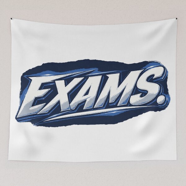 Item preview, EXAMS Minimalist Student Study Typography designed and sold by Sunday.Supply.