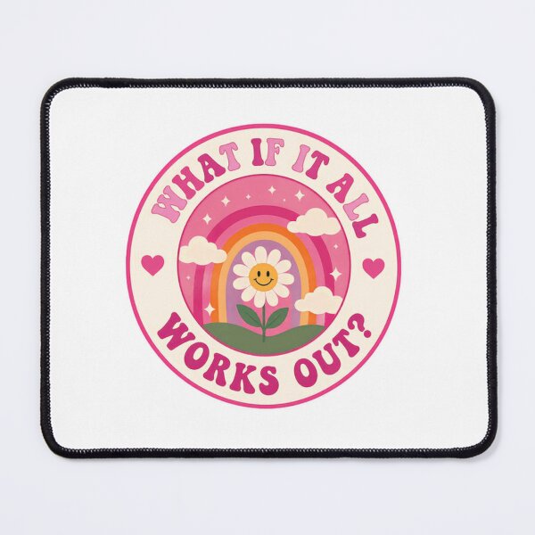 Item preview, What If It All Works Out? Positive Affirmation Mental Wellness Hopeful Optimism designed and sold by SkeletonsDanger.