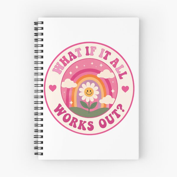 Item preview, What If It All Works Out? Positive Affirmation Mental Wellness Hopeful Optimism designed and sold by SkeletonsDanger.