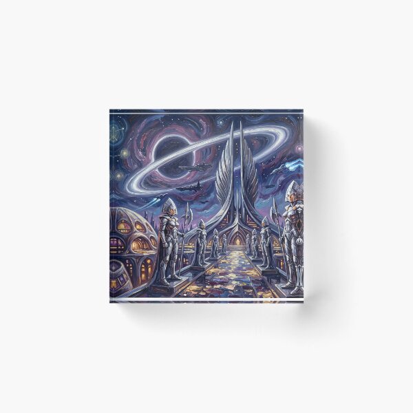 Item preview, Chandilar Starry Night Comic Art Landscape designed and sold by Bad-Decisions-Designs.