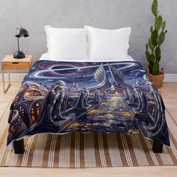 Item preview, Chandilar Starry Night Comic Art Landscape designed and sold by Bad-Decisions-Designs.