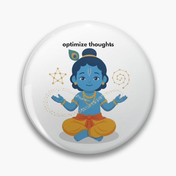 Item preview, optimize thoughts | Developer Sticker | Programming Tech Humor designed and sold by BhaktiByte.