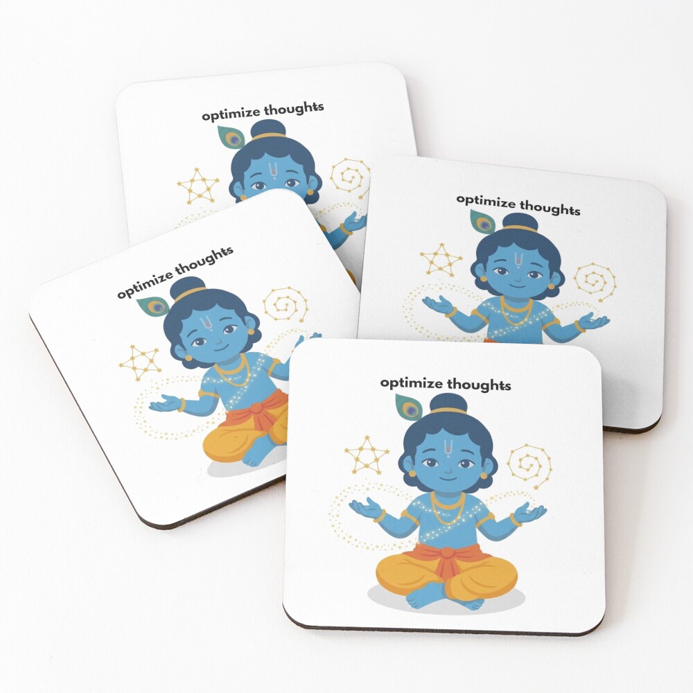 Item preview, Coasters (Set of 4) designed and sold by BhaktiByte.