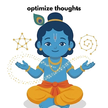 Artwork thumbnail, optimize thoughts | Developer Sticker | Programming Tech Humor by BhaktiByte